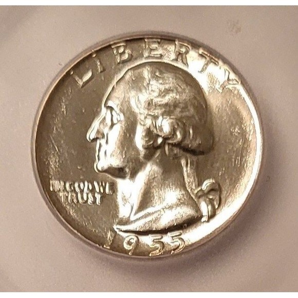 1955 Washington Quarter MS66 ICG - Picture 3 of 4